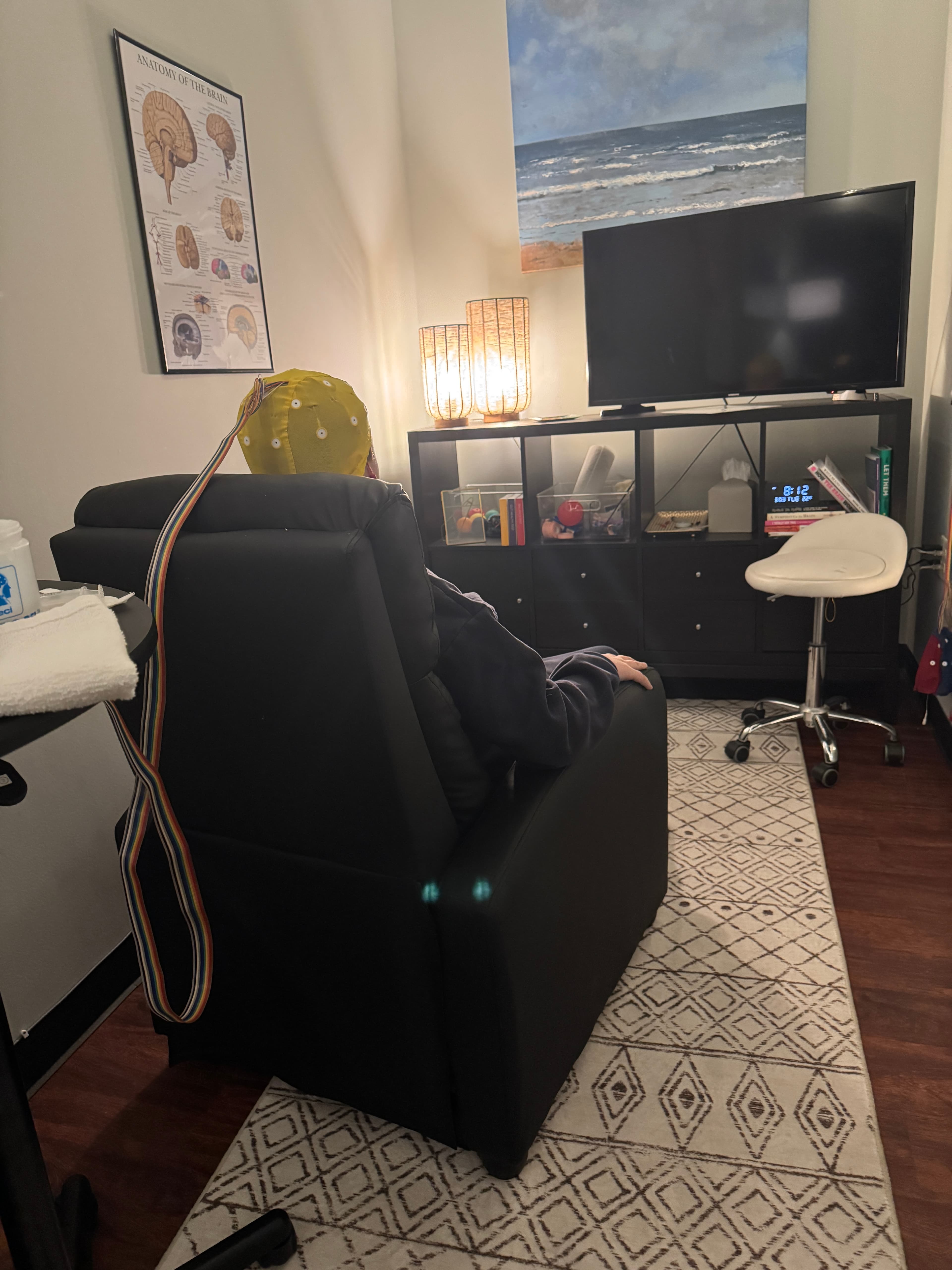 Neurofeedback training session at NeuroNook