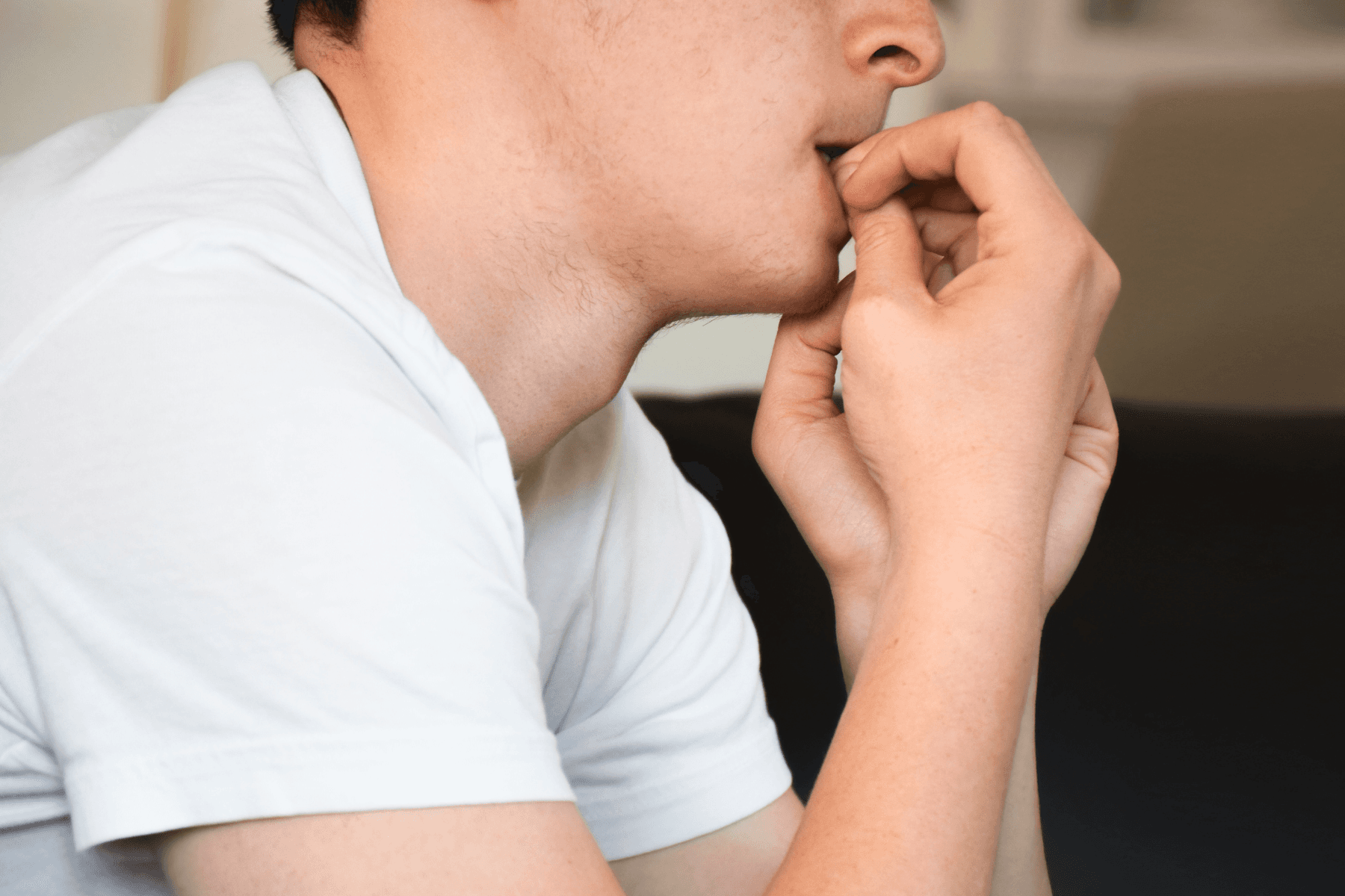 Teen experiencing anxiety