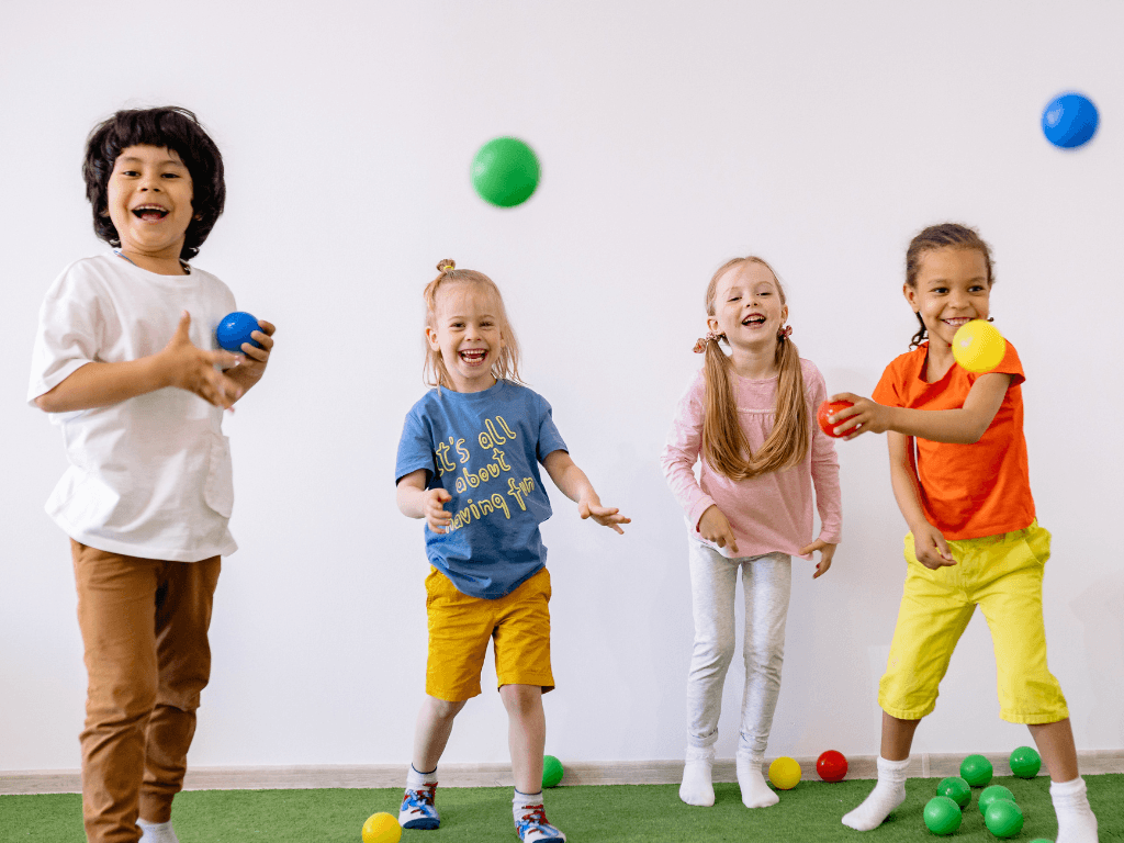 Image: Child engaged in expressive play therapy session